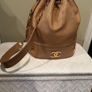 CHANEL VINTAGE Triple CC Bucket Bag - Almost New-hardly been used